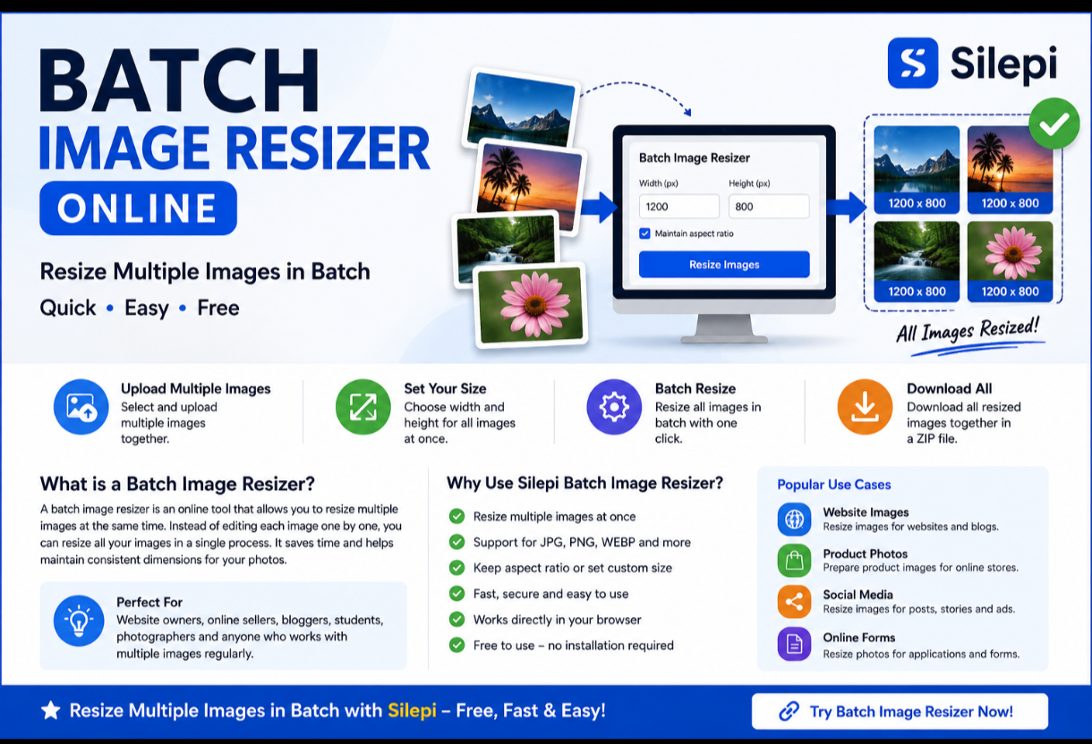 Batch Image Resizer Online – Resize Multiple Images